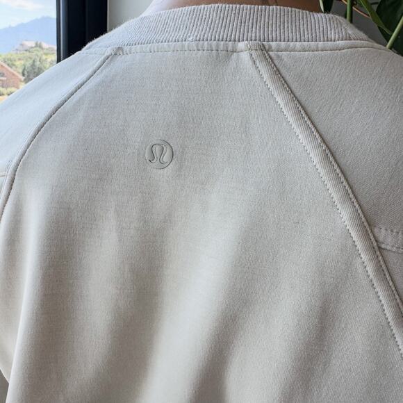 Lululemon, Softstreme Ribbed Hem Pullover in Natural Ivory, Women’s Size 6 - Picture 7 of 10